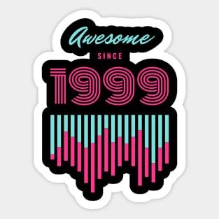 AwSome Since 1999 From Being Great Childhood twenty three Sticker
